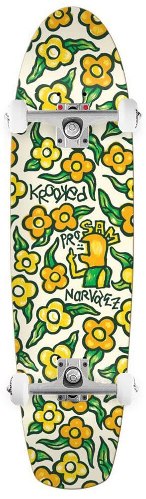 Krooked Sam Flowers Zinger x Venom Custom Complete Skateboard - 7.75" - Skatewarehouse.co.uk