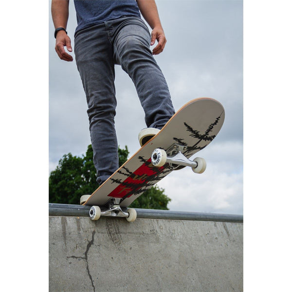 Enuff Evergreen Tree Complete Skateboard - Warm Grey Red - 8.0