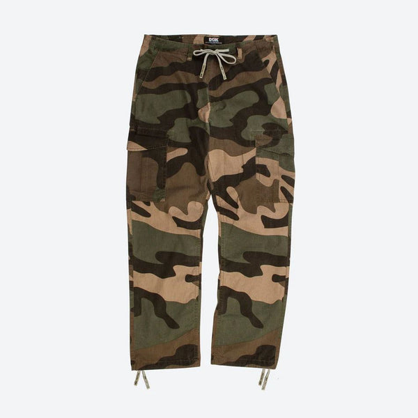 DGK O.G Cargo Pant Big Woods Camo - Skatewarehouse.co.uk