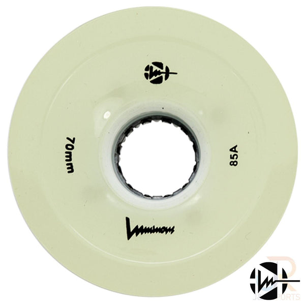 Luminous LED Quad Wheel - White Glow - 70x51mm / 85a (Unit) - 51mm