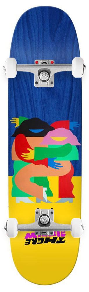 There Deck Marbie Tangled Up Custom Complete Skateboard - 8.5