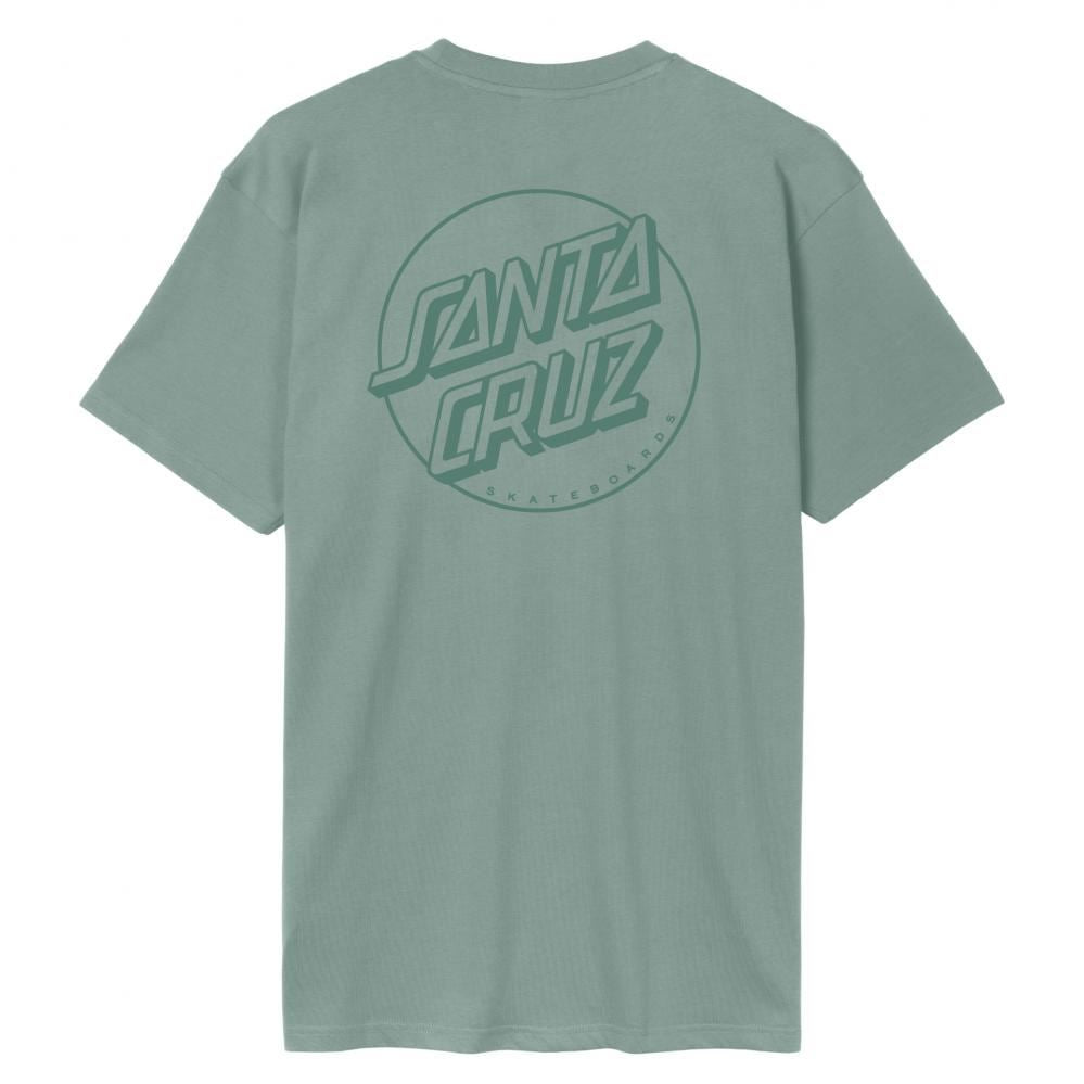 Santa Cruz T-Shirt Tonal Opus Dot Stripe T-Shirt - Moon Rock - Skatewarehouse.co.uk