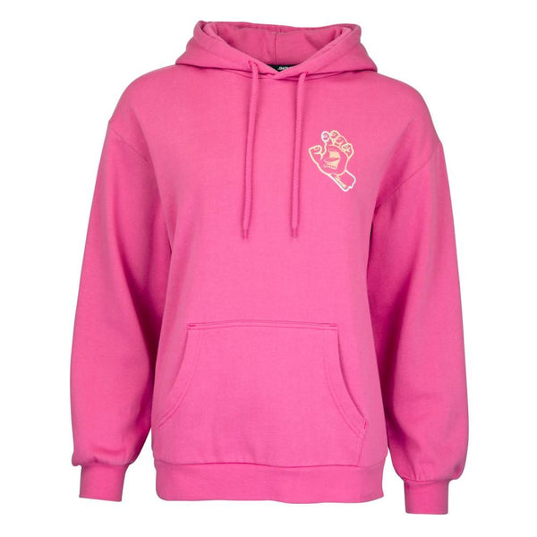 Santa Cruz Womens Hood Hand In Colour Chest Hood - Pink Guava - Skatewarehouse.co.uk