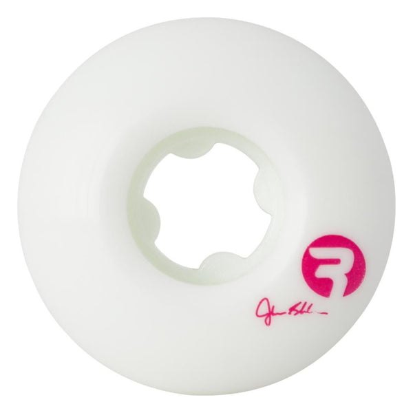 Ricta Skateboard Wheels Shanahan Geo Natural Round101a - White / Red - Skatewarehouse.co.uk