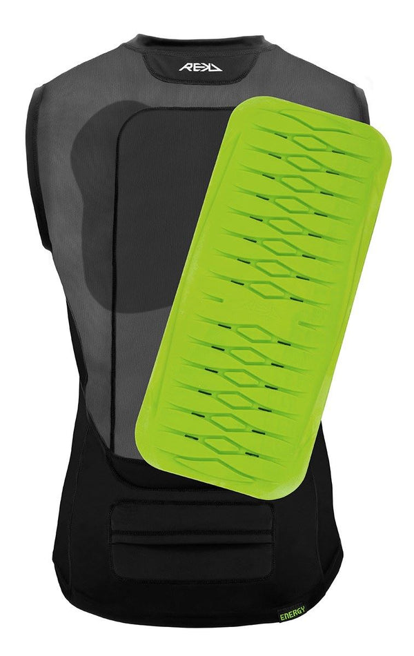 REKD Energy Ranger Protective Vest - Black - Skatewarehouse.co.uk