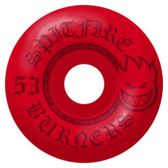 Spitfire Skateboard Wheels 99 Du Burners Bighead Red 53 - Red - Skatewarehouse.co.uk