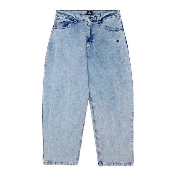 Magenta OG Denim Pants Stitch Washed Denim - Skatewarehouse.co.uk