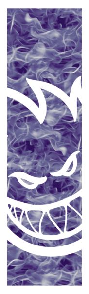 Spitfire Bighead Smoke Purple / Clear Grip Skateboard Grip Tape - 1 Sheet