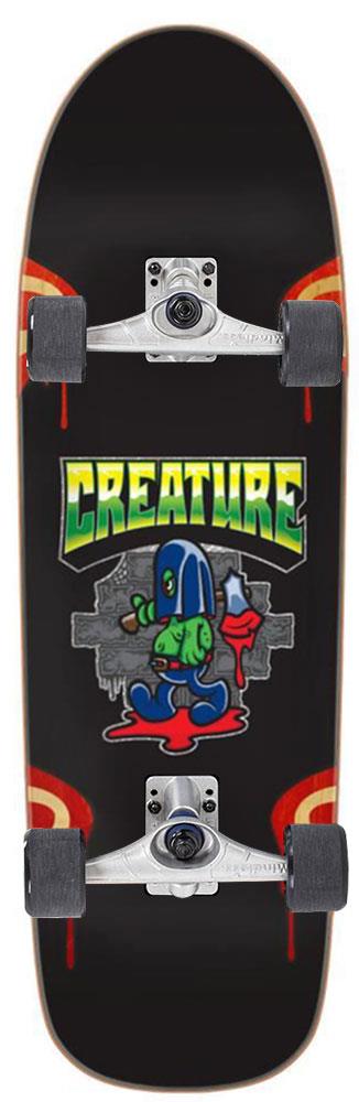 Creature The Heshcutioner x Mindless Custom Surf Skate Skateboard - 9.0
