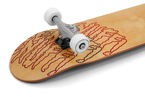 Enuff Three Tier Reloaded SkateboardNatural Complete Skateboard - 8.0