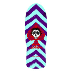 Powell Peralta Steadham Skull & Spade Skateboard Purp/Aqua Reissue x Skateboard Deck - 10.0" - Skatewarehouse.co.uk