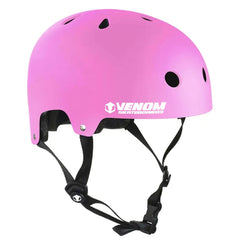 Venom Skateboards Pro Skate Skateboard Scooter Adjustable Helmet - Pink - Small