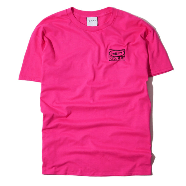 Skateboard Cafe 45 T-Shirt (Pink / Black)