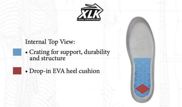 Lakai Telford Low XLK Leather Skate Shoes - White / Black - Skatewarehouse.co.uk