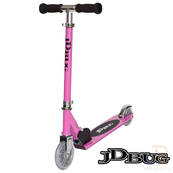 JD Bug Jr Street Scooter - Pastel Pink Bundle