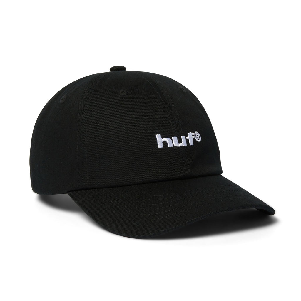 HUF 89 Embroidered 6 Panel Cv Hat (Black / White) - One Size