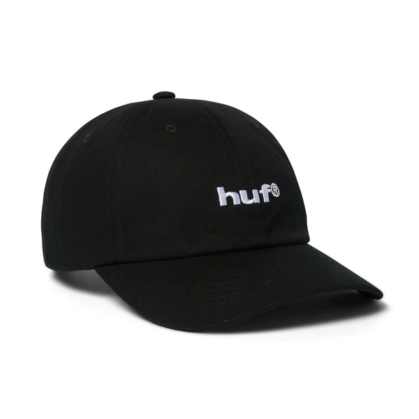 HUF 89 Embroidered 6 Panel Cv Hat (Black / White) - One Size