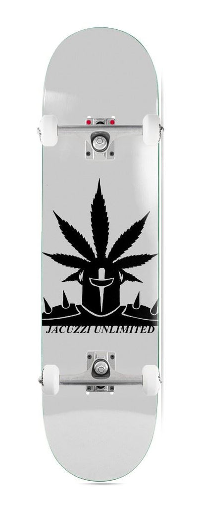 Jacuzzi Unlimited Weedstar EX7 Grey x Venom Custom Complete Skateboard - 8.5"