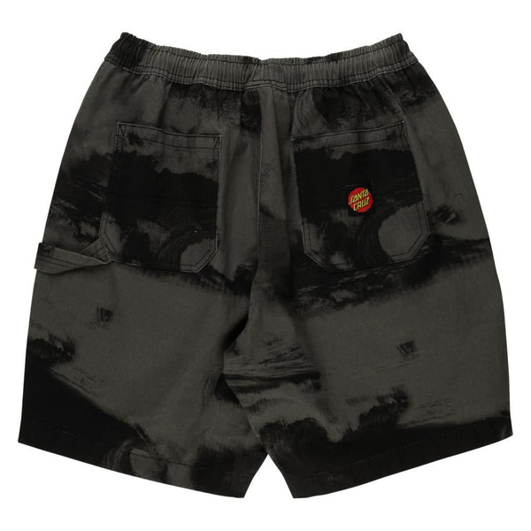 Santa Cruz Short Painters - Black Crash - Skatewarehouse.co.uk