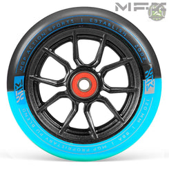 Madd Gear Mfx Syndicate Ar120 Dual Urethane Wheels - Black/Sky Blue - Skatewarehouse.co.uk