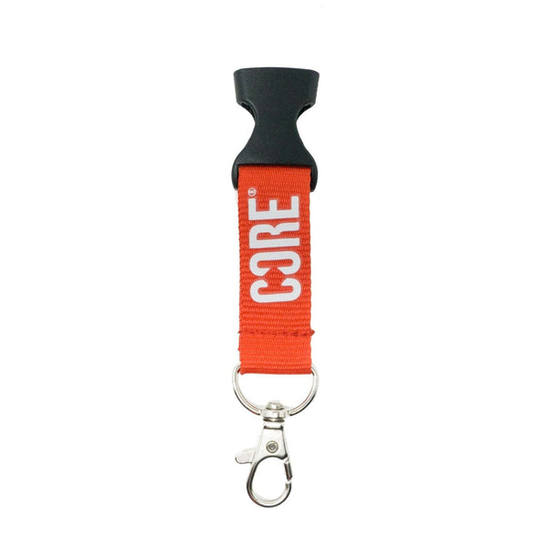 CORE Lanyard Keychain - Red / White