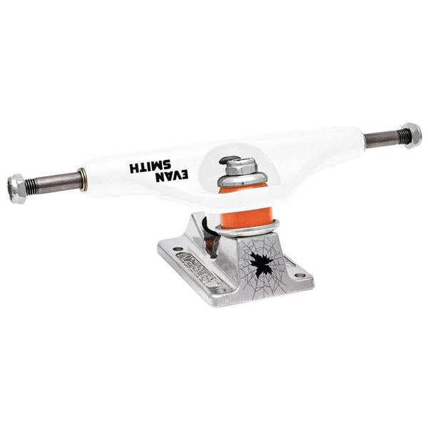Indy Stage 11 Skateboard Trucks 149 Evan Smith Standard White / Silver - 149 - Skatewarehouse.co.uk