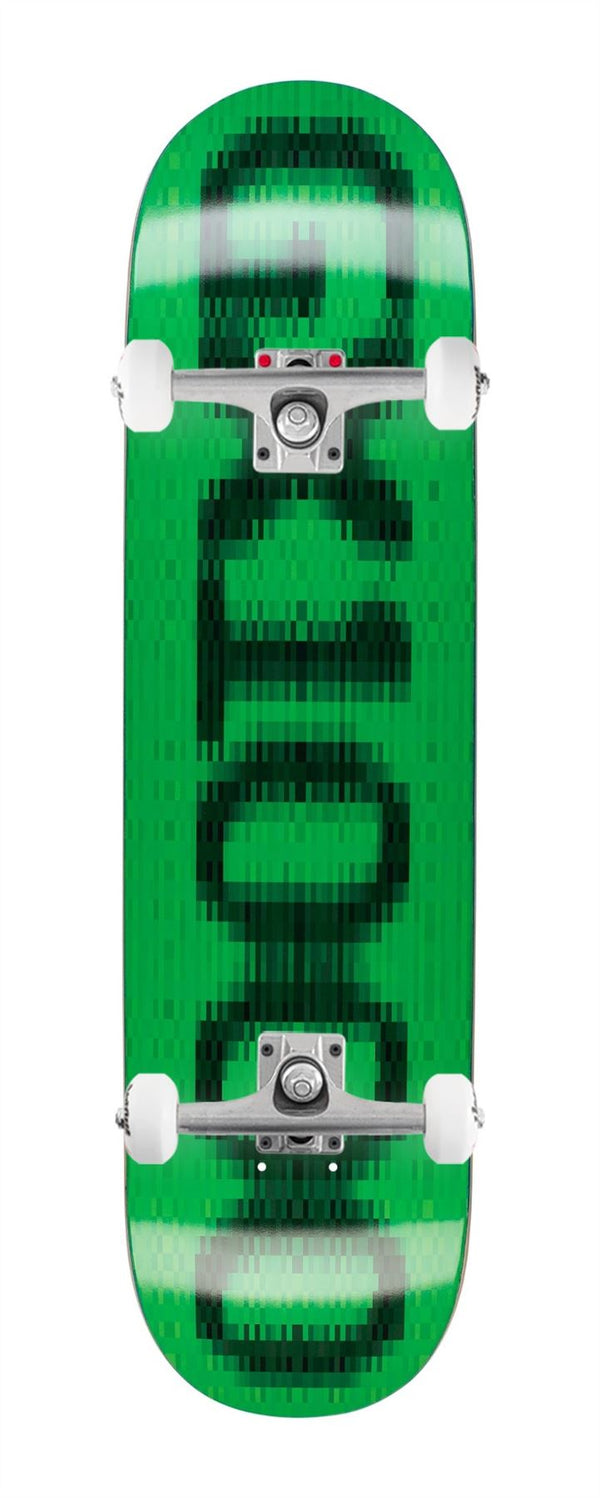 OG Logo Blur (Green) x Venom Custom Complete Skateboard - 8.125