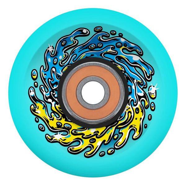 Slime Balls Skateboard Wheels Chrome Light Ups OG 78a - Blue - Skatewarehouse.co.uk