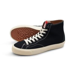 VM003 HI Canvas (Black / White) Shoes - UK 7.5
