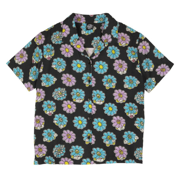 Santa Cruz Womens Shirt Wildflower S/S Shirt - Multi - Skatewarehouse.co.uk