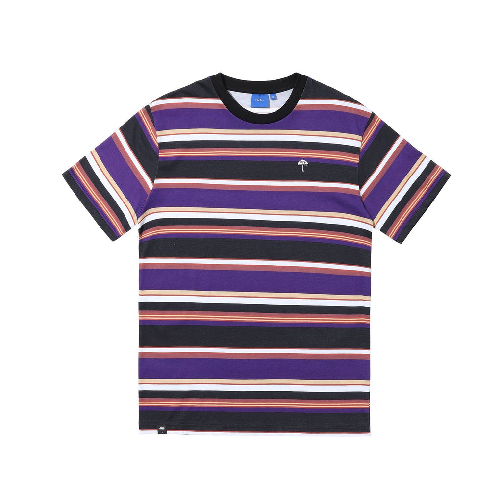 Helas Rayures Tee (Purple / Black) - S