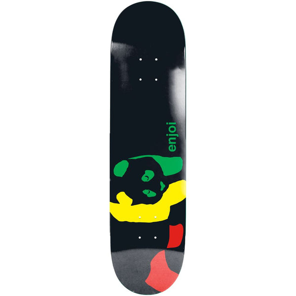 Enjoi Rasta Panda R7 Rasta Skateboard Deck - 9.0