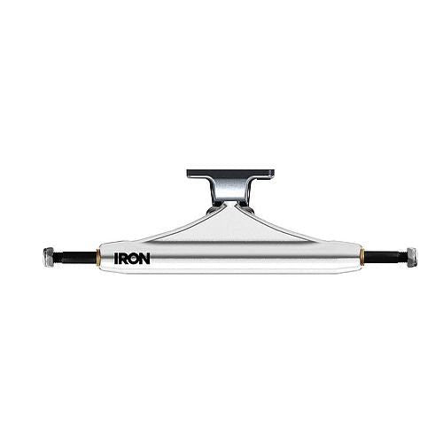 Iron 159mm High White Skateboard Trucks (Pair)