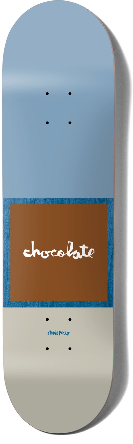 Chocolate OG Square W45D1 Stevie Perez Skateboard Deck - 8.4