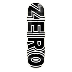Zero Skateboard Bold Black White x Venom Custom Complete Skateboard - 7.75"