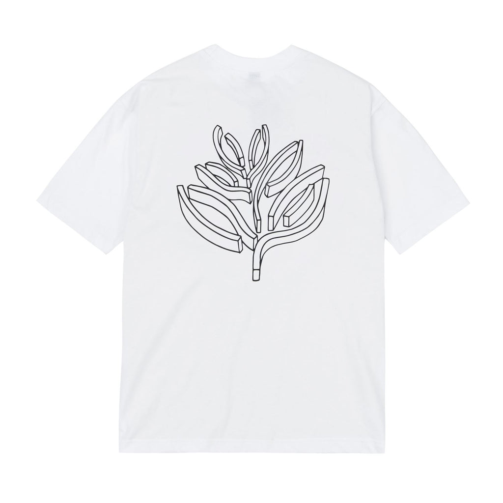 Magenta Brutalista Tee White - Skatewarehouse.co.uk