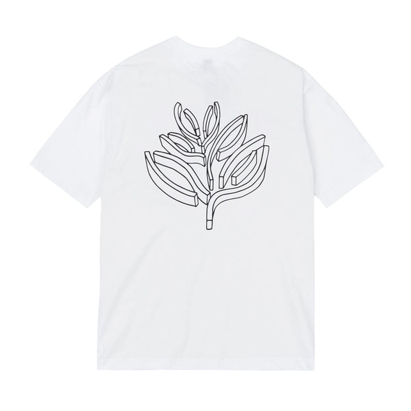 Magenta Brutalista Tee White - Skatewarehouse.co.uk