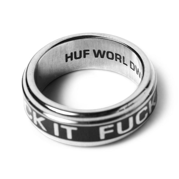 HUF Mono Ring (Silver) Skateboard Deck - 8.0
