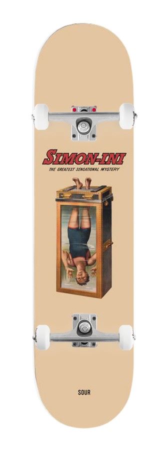 Sour Solution Simon Isaksson 'Houdini' (S1) x Venom Custom Complete Skateboard - 8.25"