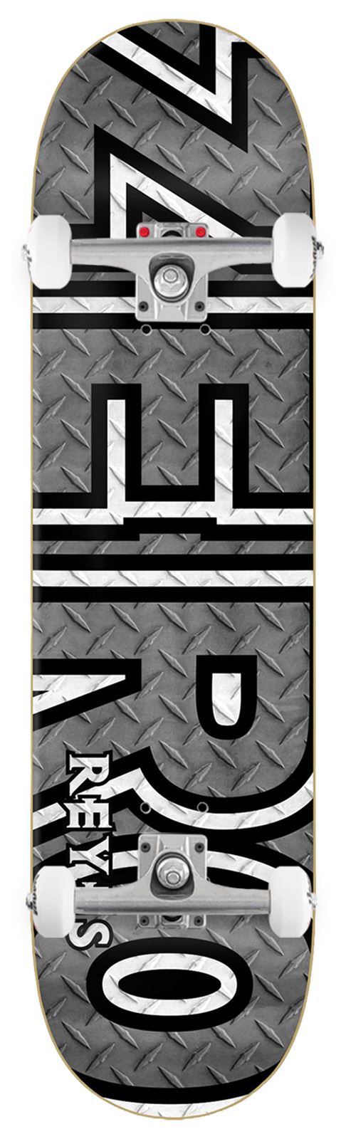 Zero Skateboard Diamond Plate Bold David Reyes x Venom Custom Complete Skateboard - 8.25