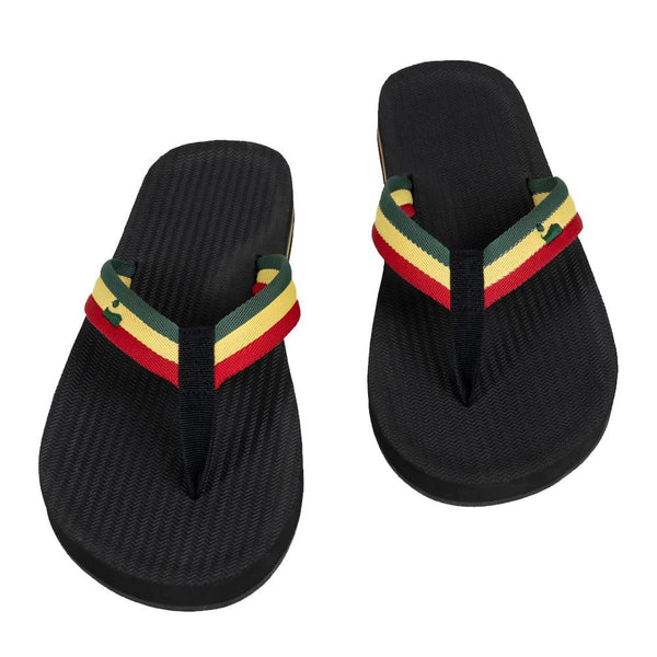 Indosole - Mens Flip Flops - Easy Living - Reggae Shoes