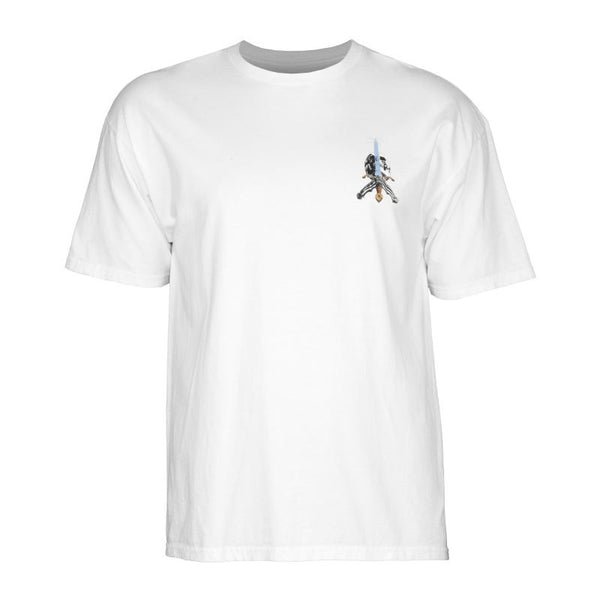 Powell-Peralta™ Skull and Sword Tee White - Skatewarehouse.co.uk