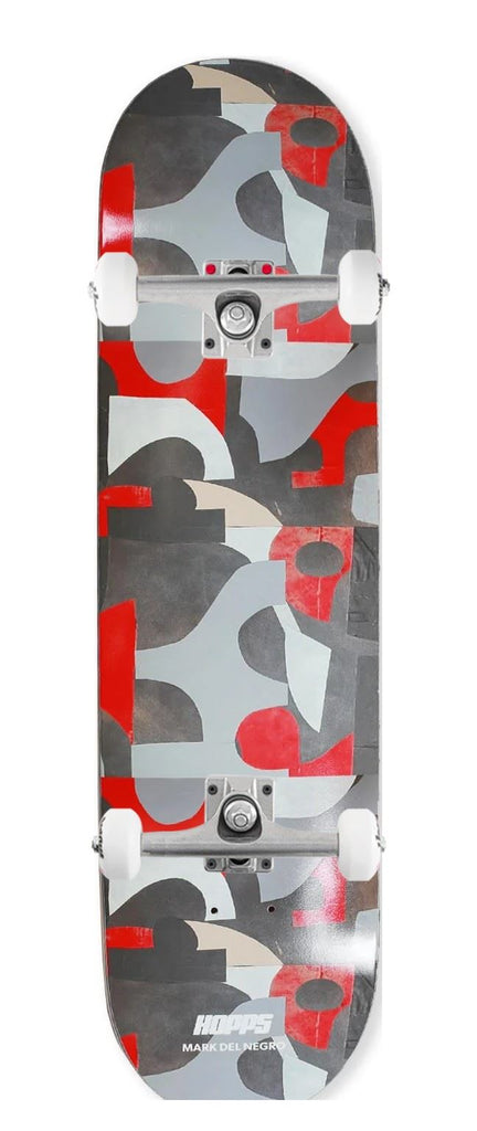 HOPPS Mark Del Negro 'Abstraction' x Venom Custom Complete Skateboard - 8.25"