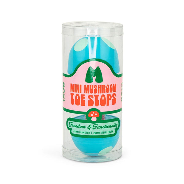 Moxi Mushroom Toe Stops - Teal (Pair)