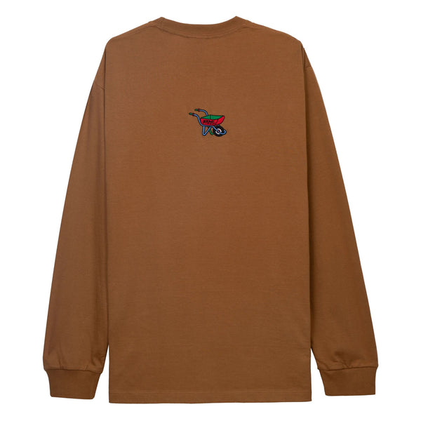 Tired Semi Tired Long Sleeve T-Shirt Brown