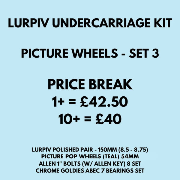 Lurpiv Lurpiv Undercarriage Kit Picture - 150mm Skateboard Trucks - 150