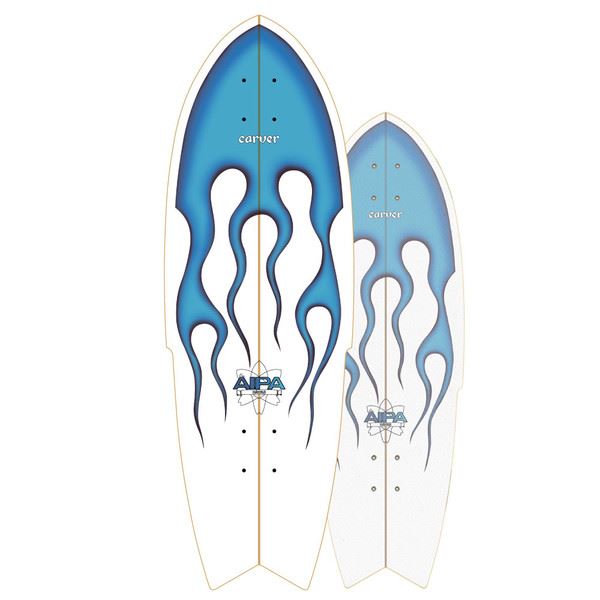 Carver Aipa Sting Surfskate Cruiser Skateboard Deck - 10.25