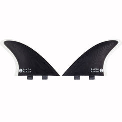 Captain Fin Co - Panda Twin Keel - Medium - Black / White (FCS) - M