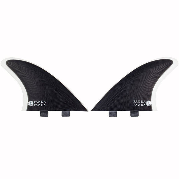 Captain Fin Co - Panda Twin Keel - Medium - Black / White (FCS) - M