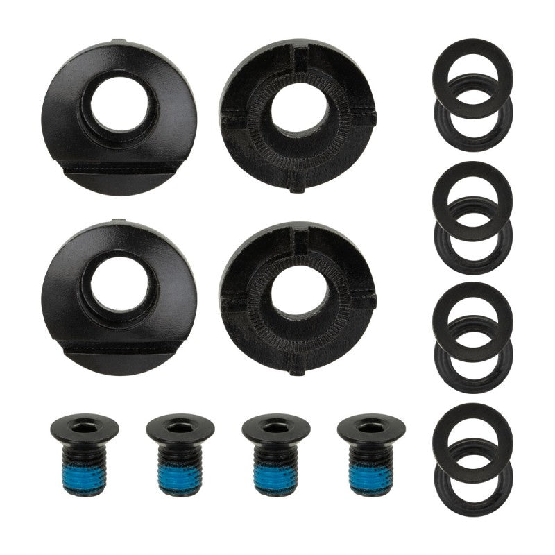 Seba 14 Cuff Button Set 4 Units inc Washers and Screws